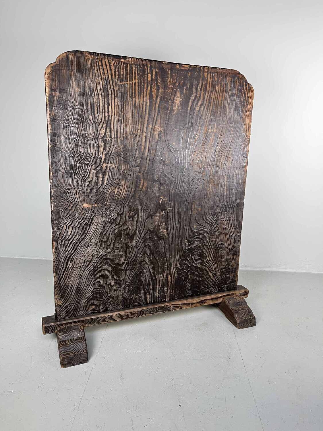 Tsuitate (衝立) met floraal decor- Meiji periode