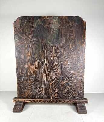 Tsuitate (衝立) met floraal decor- Meiji periode