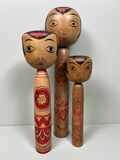 Traditional Vintage set of 3, Nakanosowa family, Fukushima prefecture