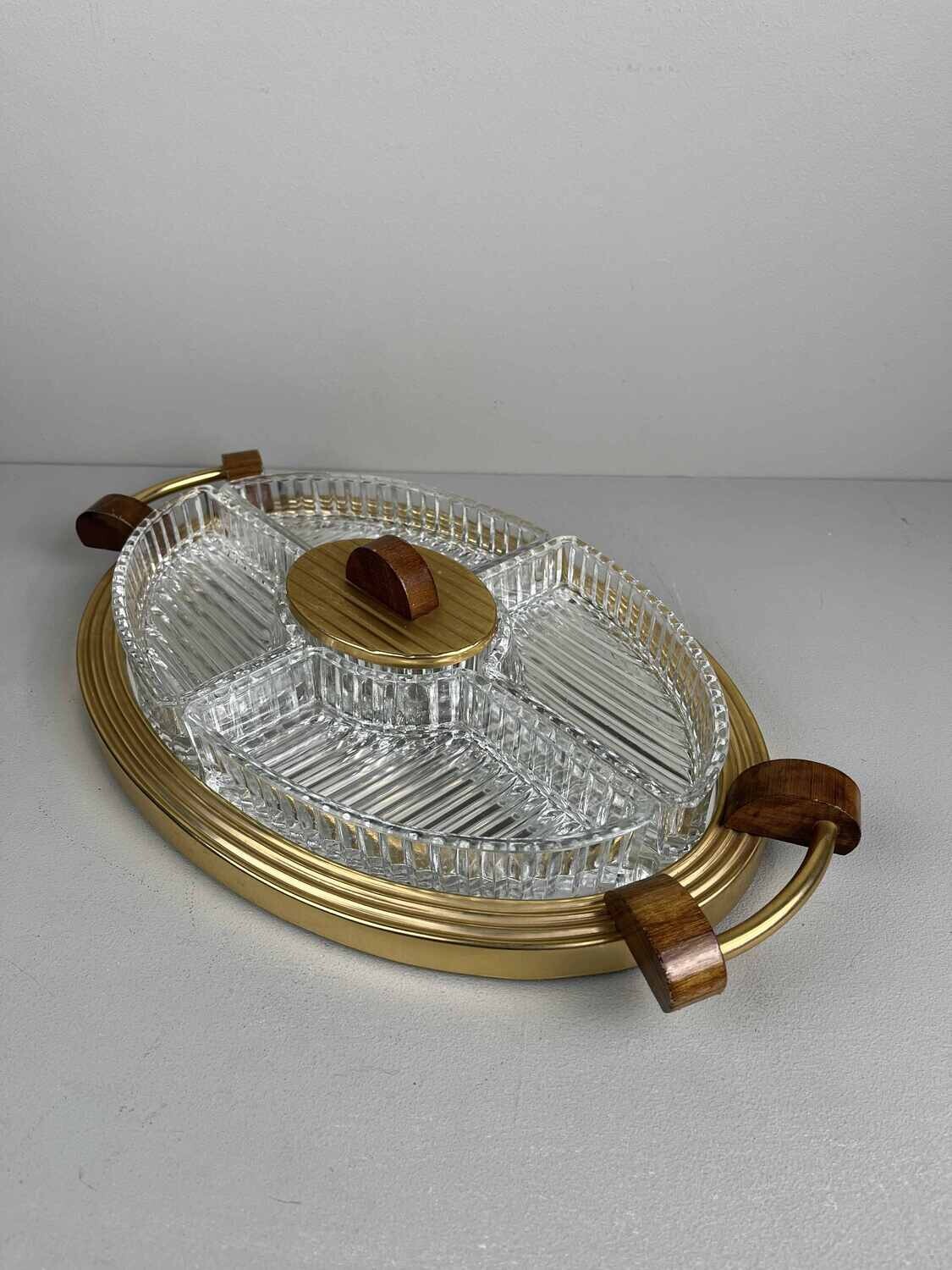 Vintage aperitif tray