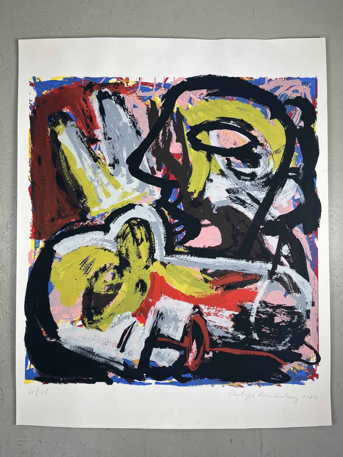 Zeefdruk Philippe Vandenberg 1984 Zeefdruk Philippe Vandenberg 1984