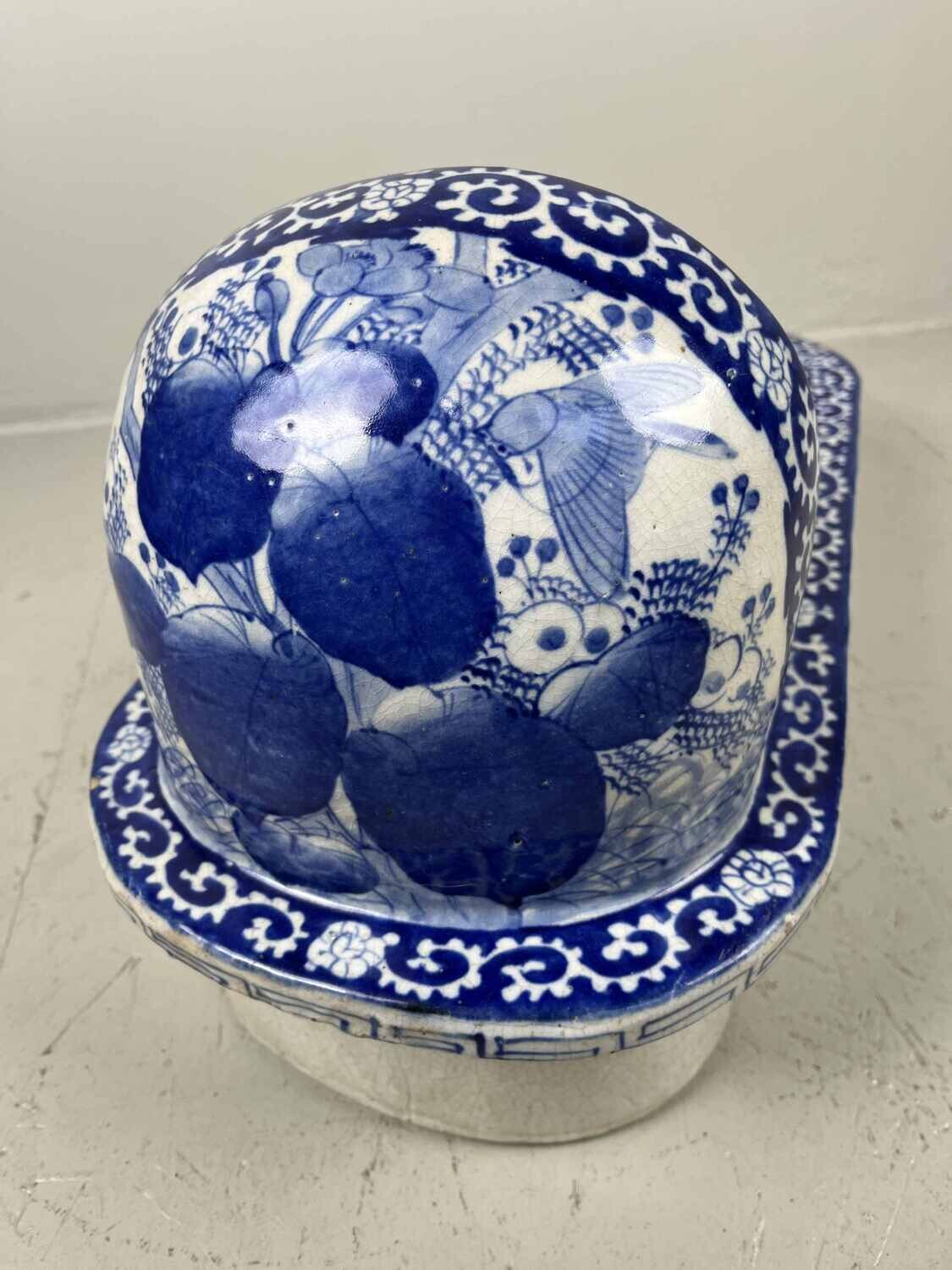 Oval Porcelain Benki Japan - Meiji period (1868-1912)