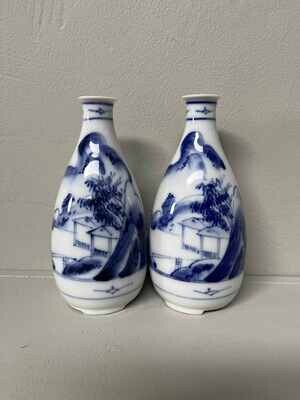 Set of vintage sake jugs