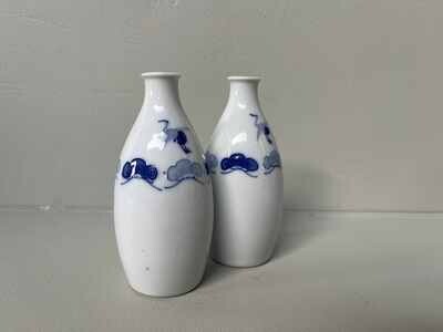 Set of vintage sake jugs