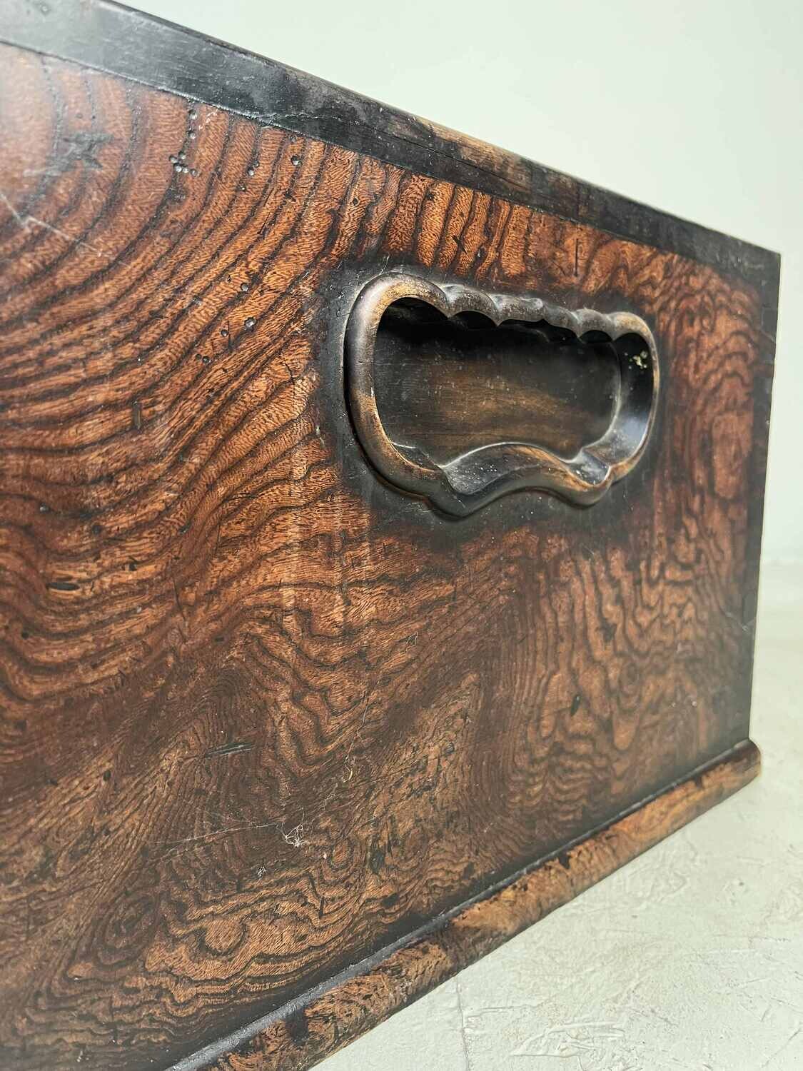 Japanse Keyaki Hibachi  Meiji - 明治時代