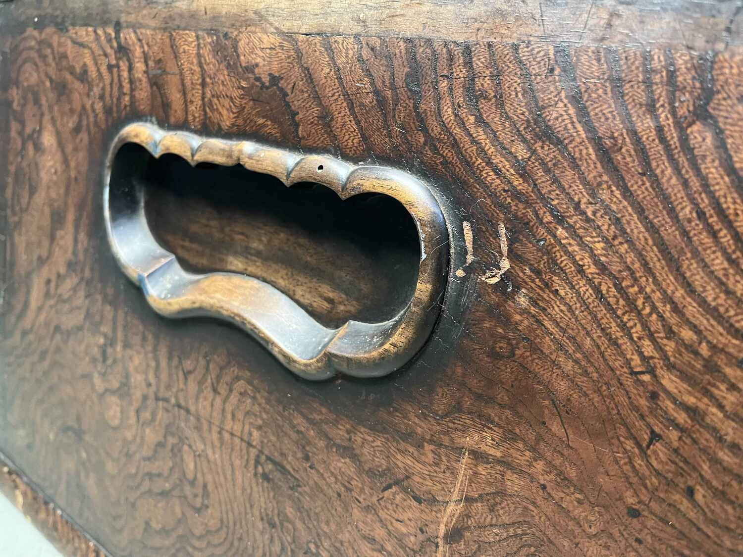 Japanse Keyaki Hibachi  Meiji - 明治時代