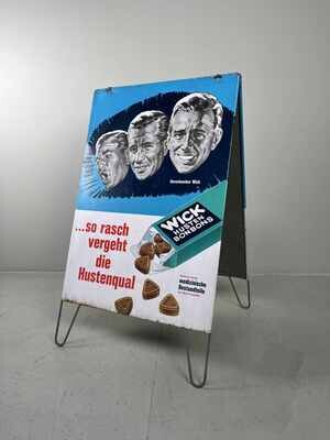 Wick Husten Bonbons reclame, jaren '50 Duitsland