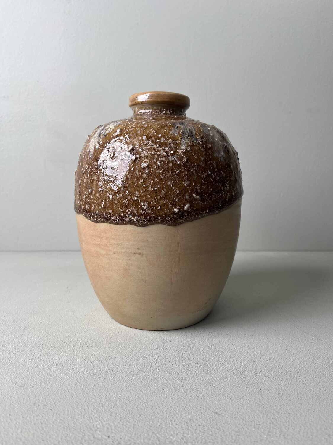 Decorative Shigaraki vase Japan.