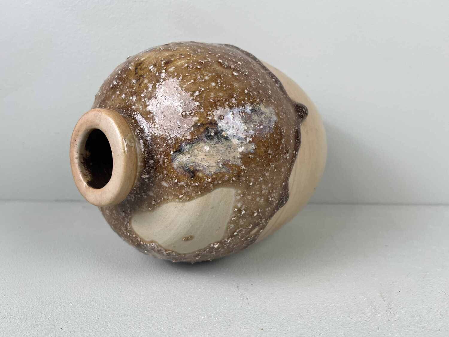 Decorative Shigaraki vase Japan.