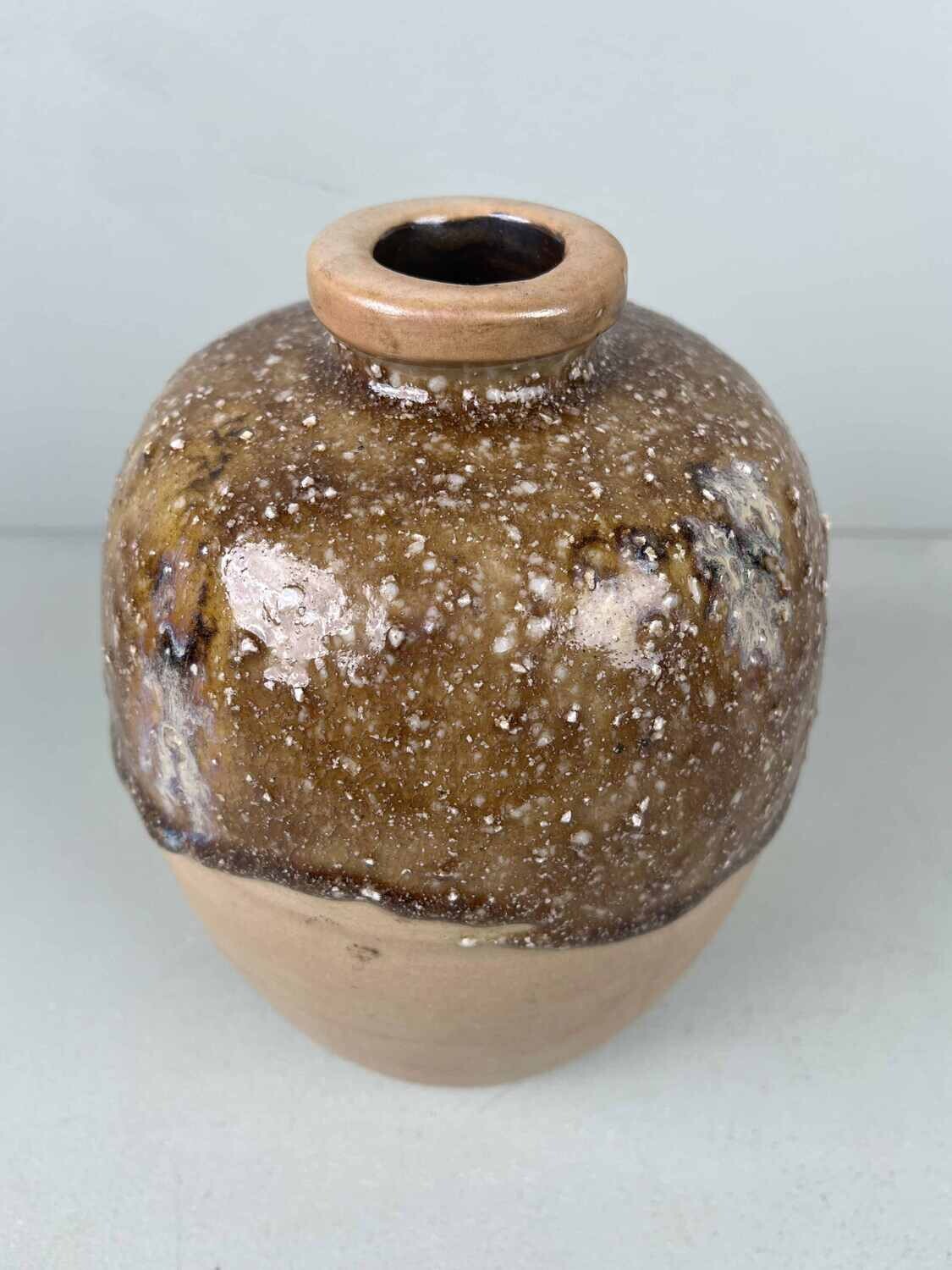 Decorative Shigaraki vase Japan.