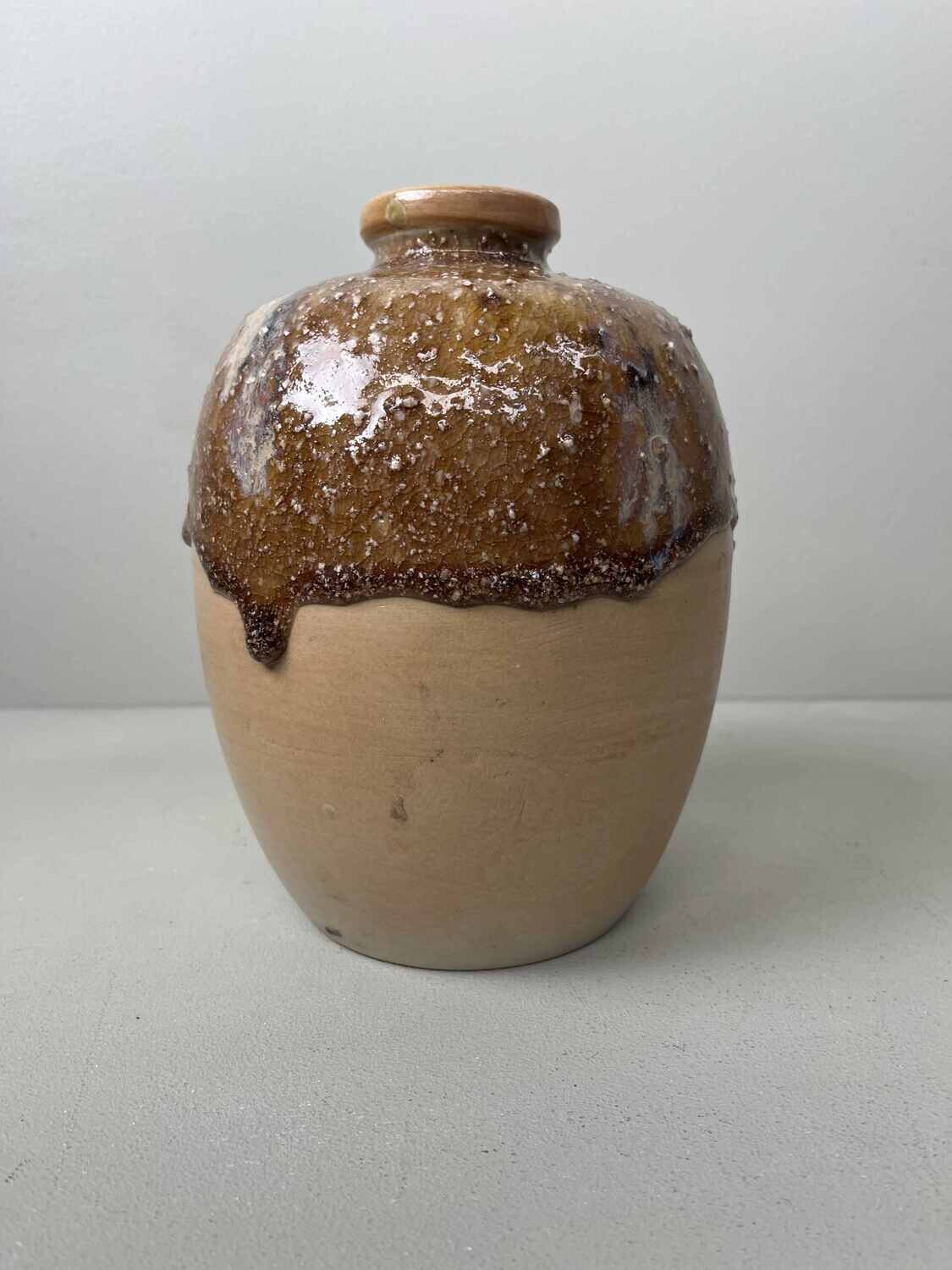Decorative Shigaraki vase Japan.