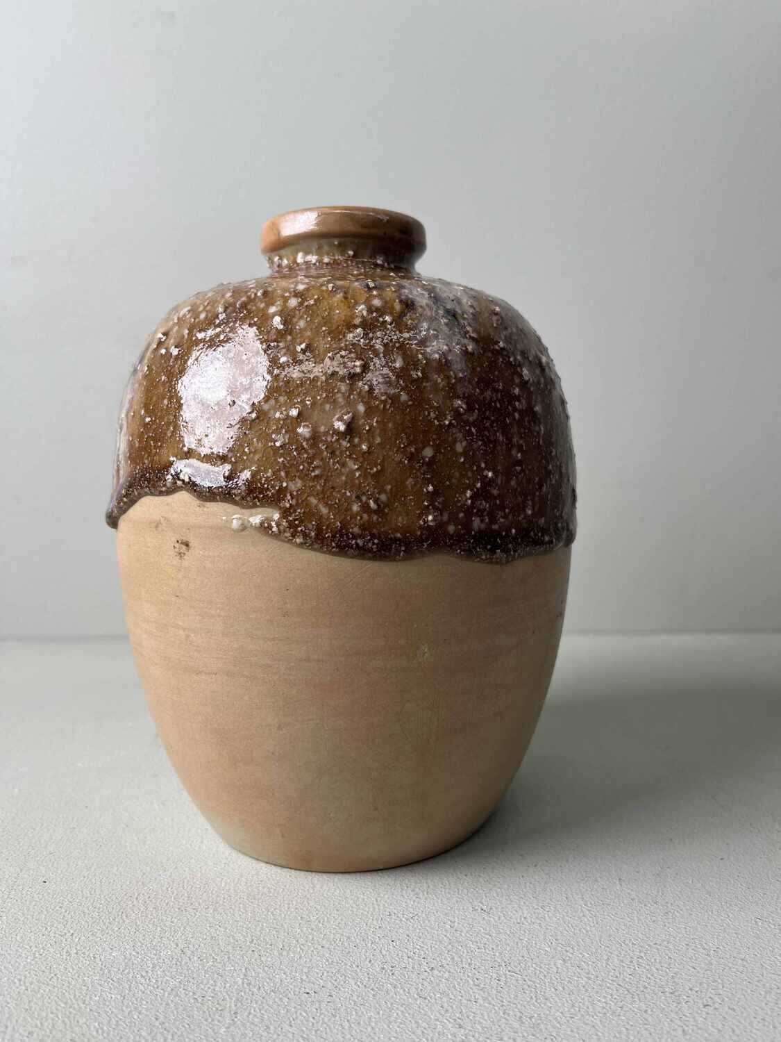 Decorative Shigaraki vase Japan.