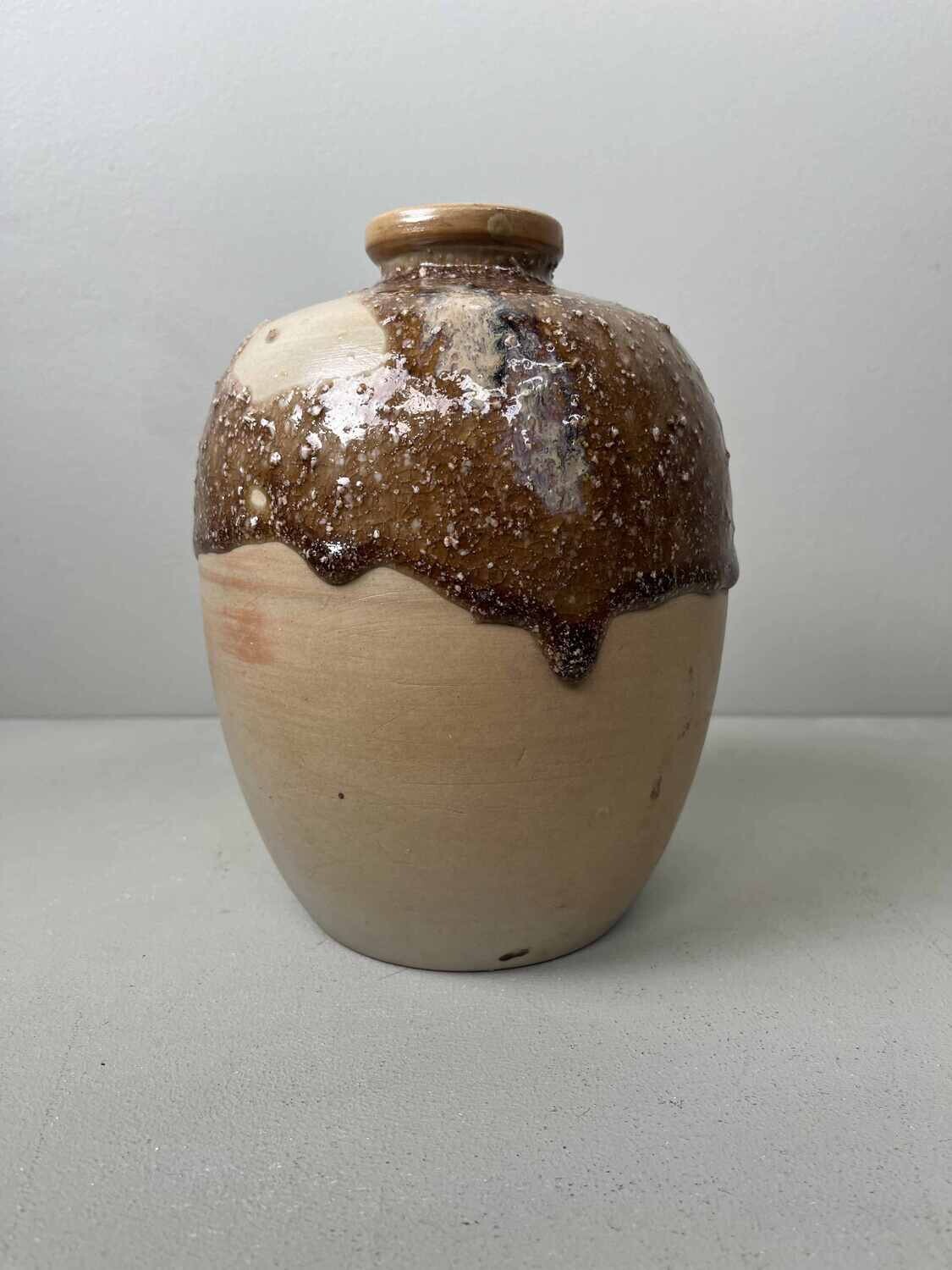 Decorative Shigaraki vase Japan.
