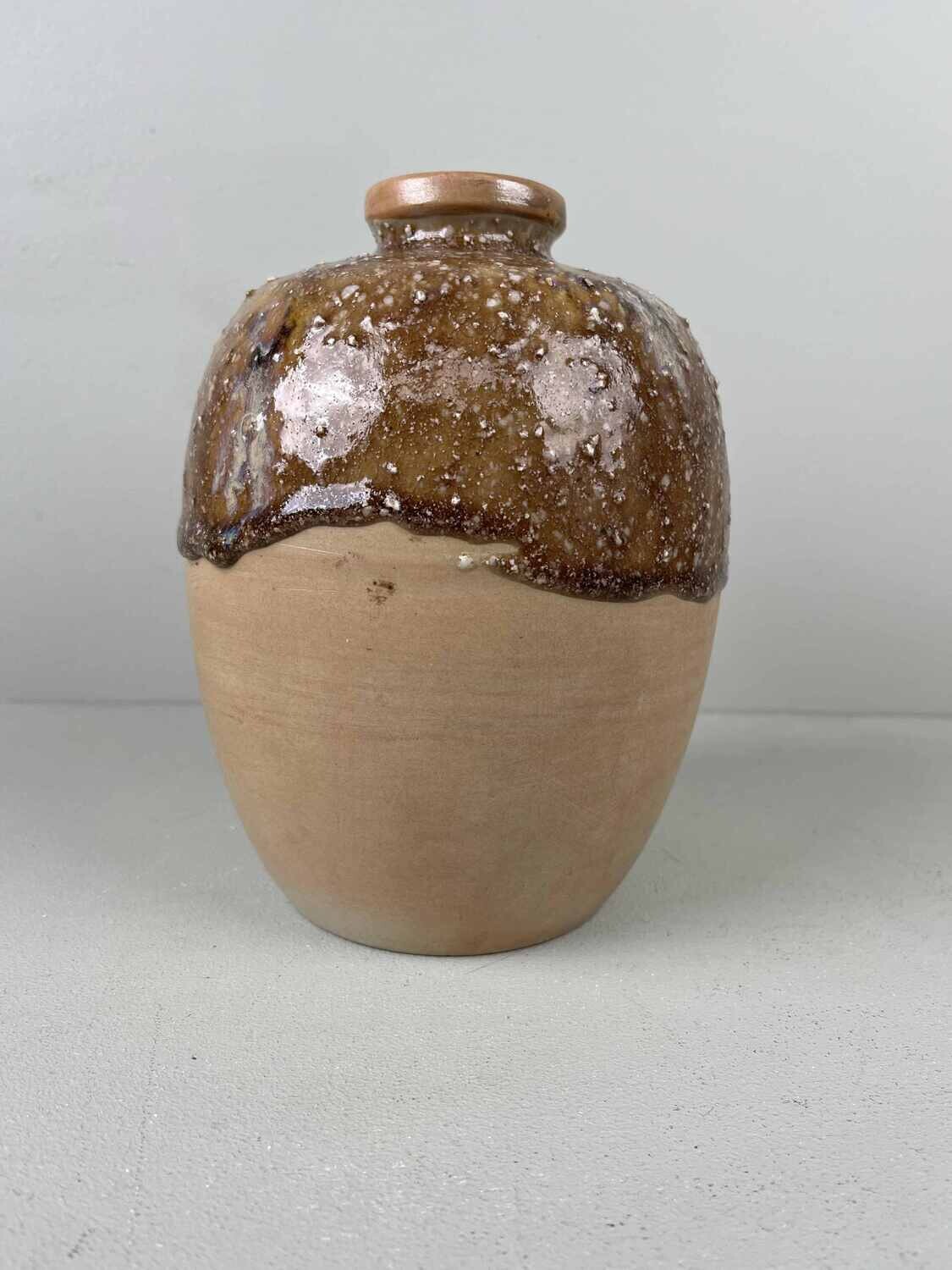 Decorative Shigaraki vase Japan.