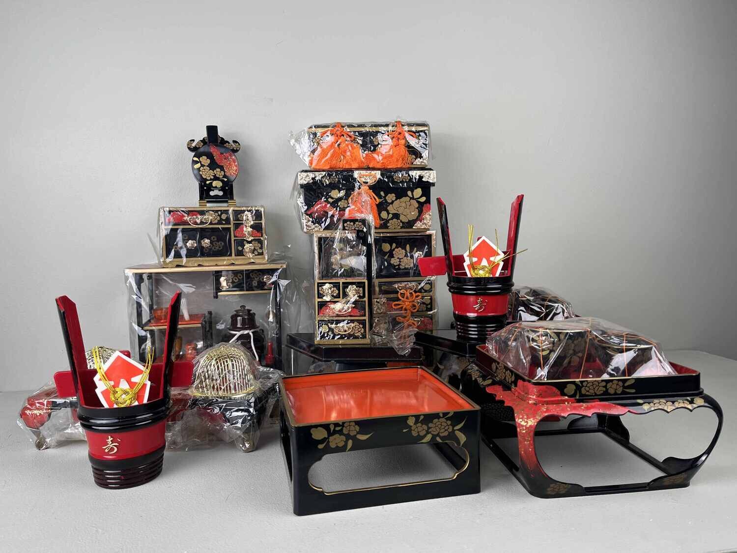 Lot Vintage Japans Hina Poppen Speelgoed jaren '70