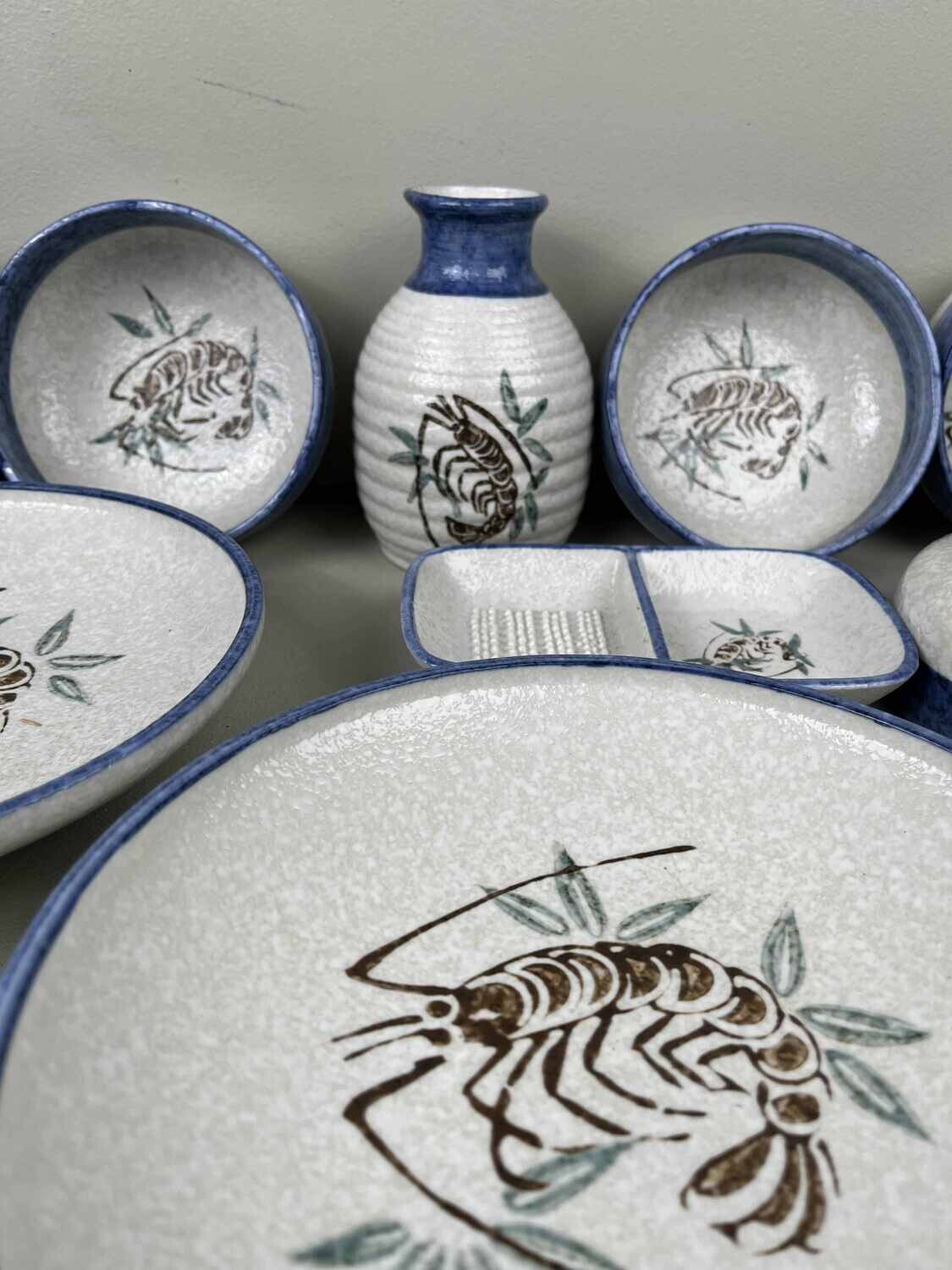 Vintage Japanese Dining Set