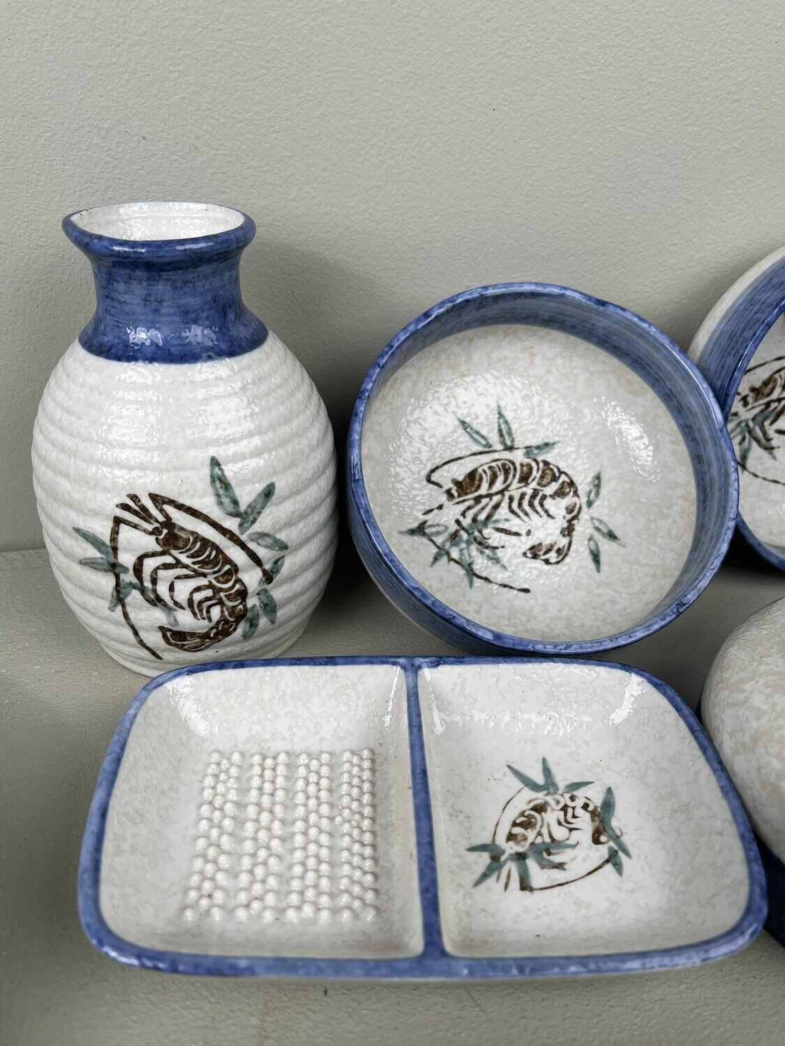 Vintage Japanese Dining Set