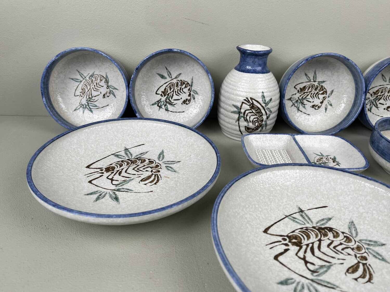 Vintage Japanese Dining Set