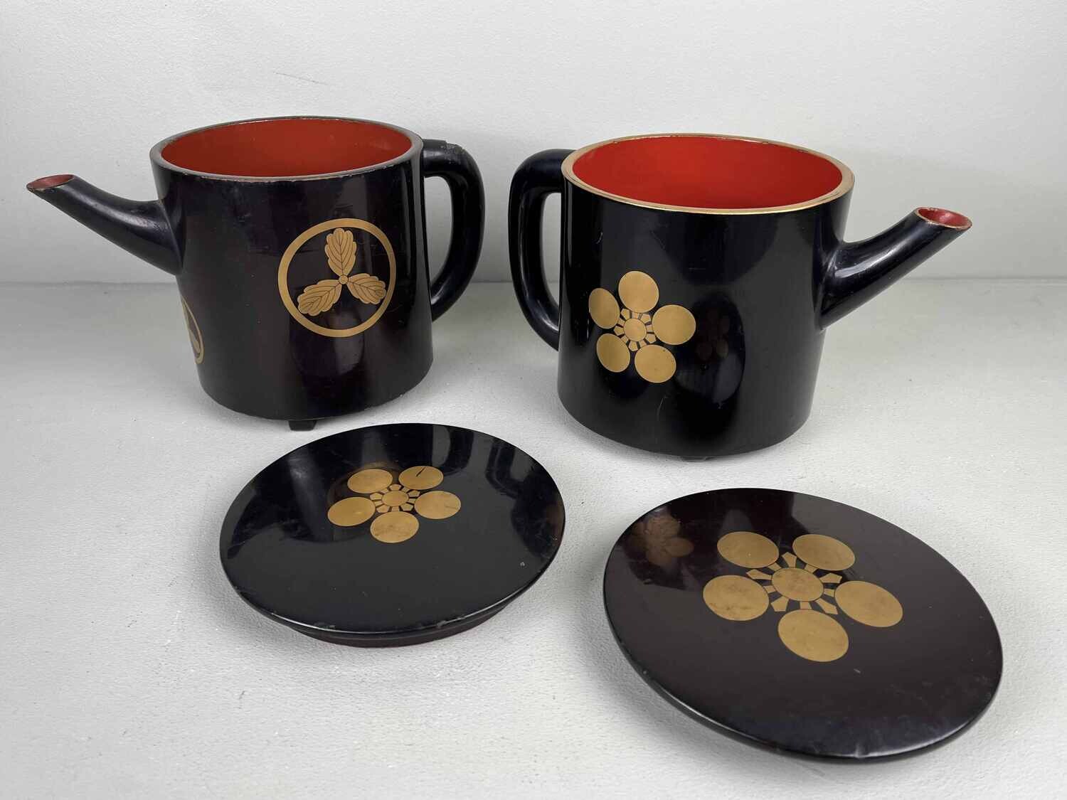 Set Laquerware Theeschenkers