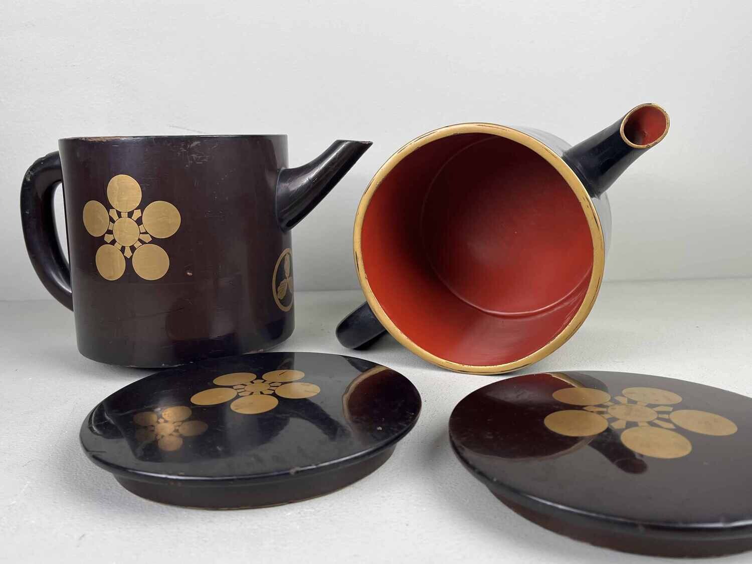 Set Laquerware Theeschenkers