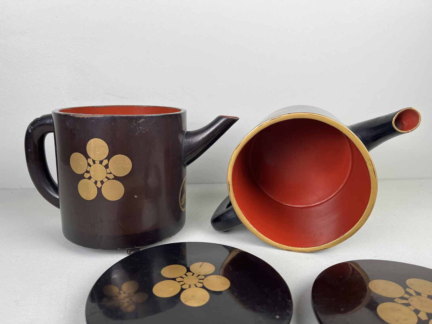 Set Laquerware Theeschenkers