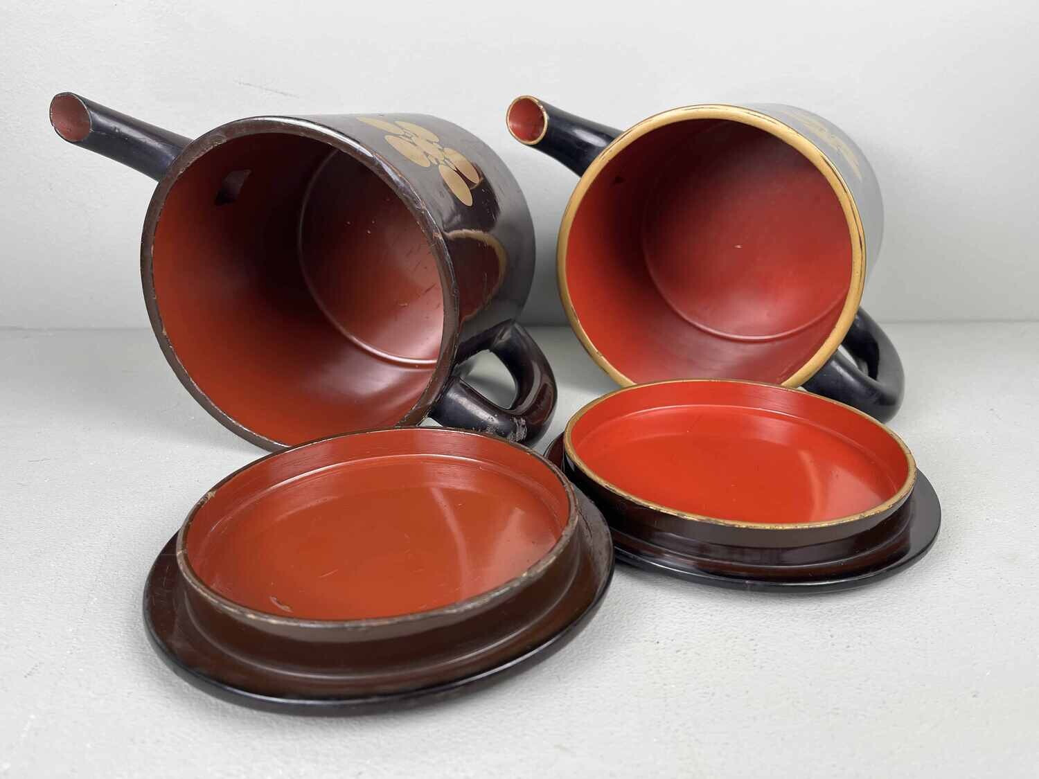 Set Laquerware Theeschenkers