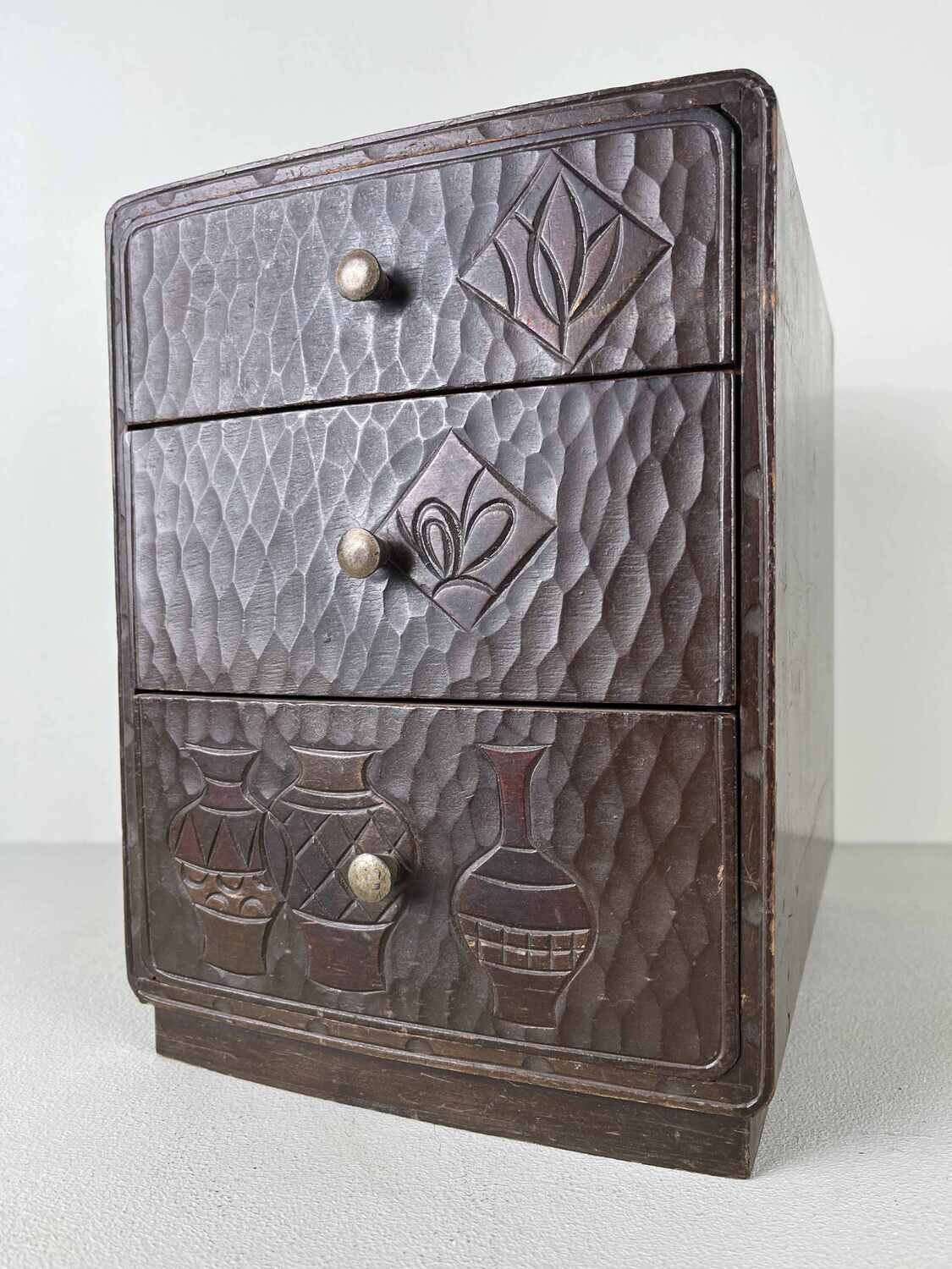 Haribako Tansu 針 箱 Japan Kamakura Bori