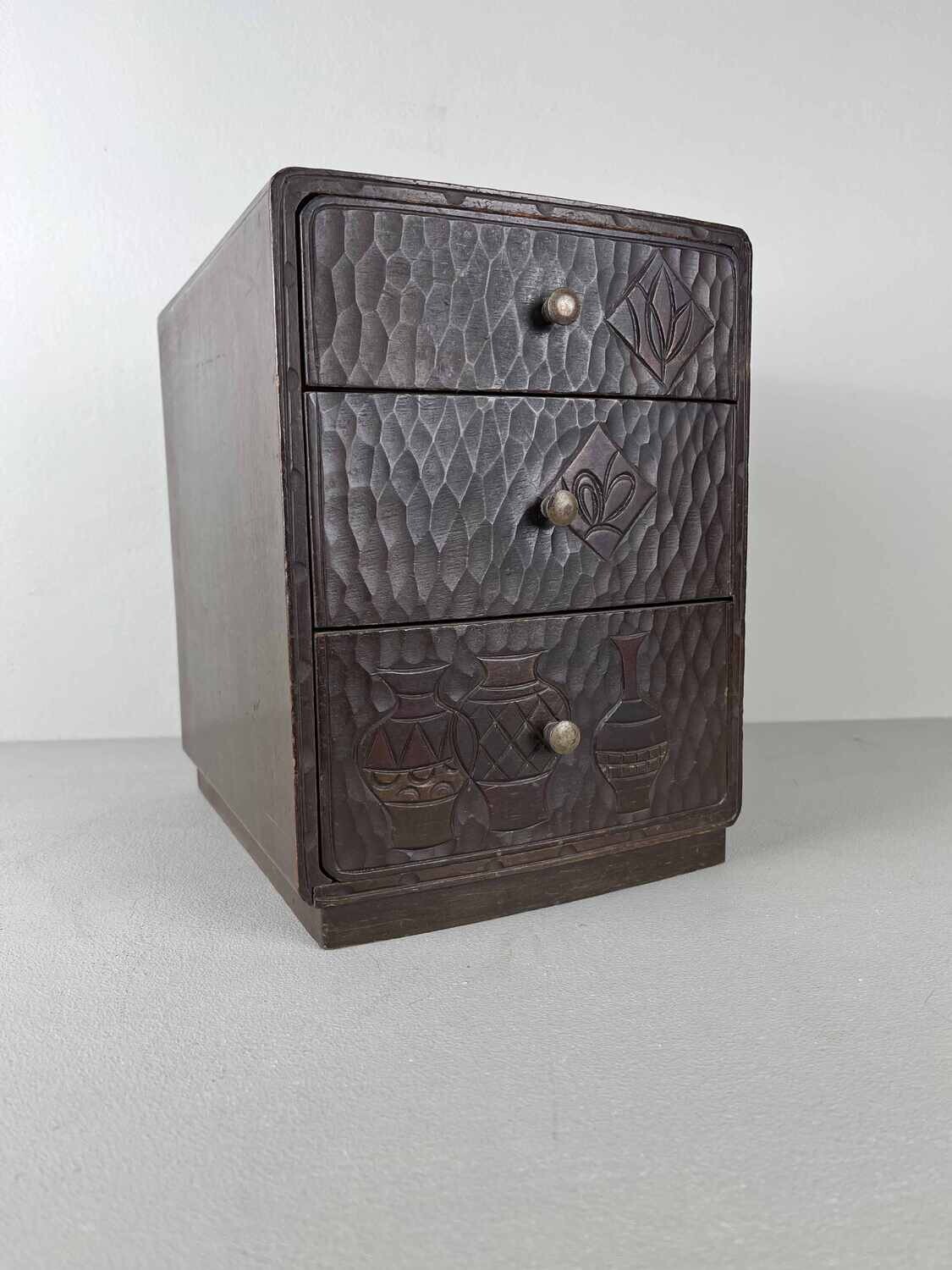 Haribako Tansu 針 箱 Japan Kamakura Bori