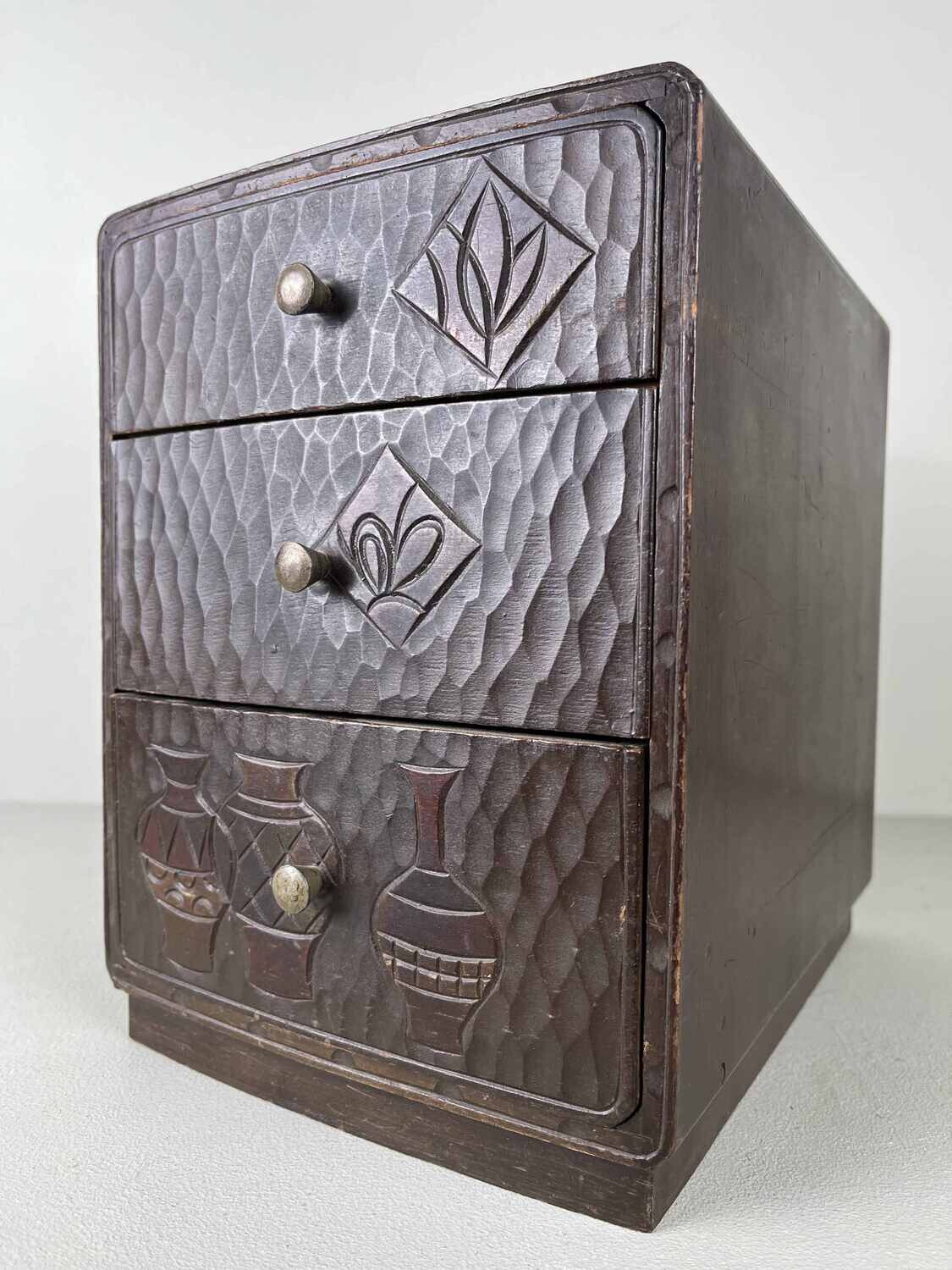 Haribako Tansu 針 箱 Japan Kamakura Bori