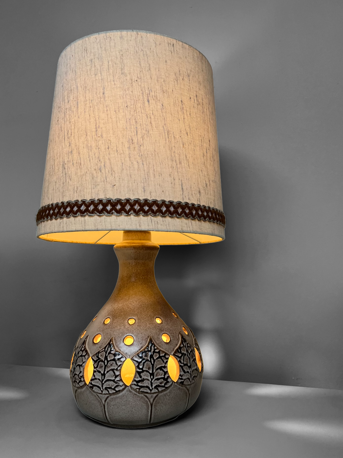 Keramieken Mid Century Tafellamp