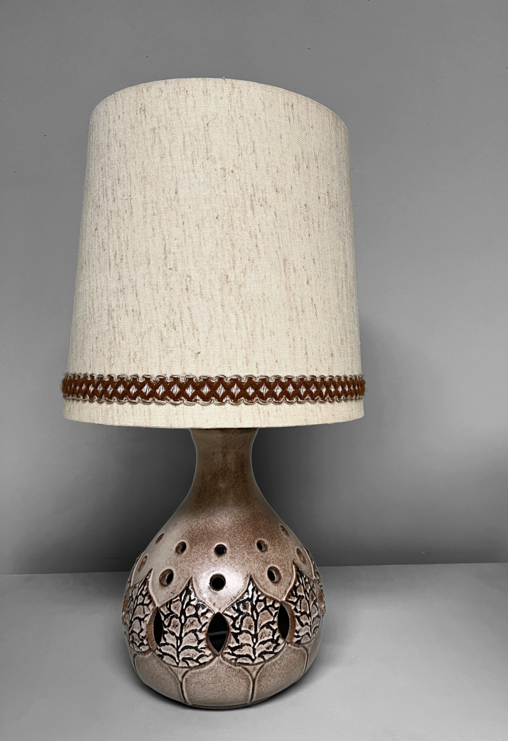Keramieken Mid Century Tafellamp