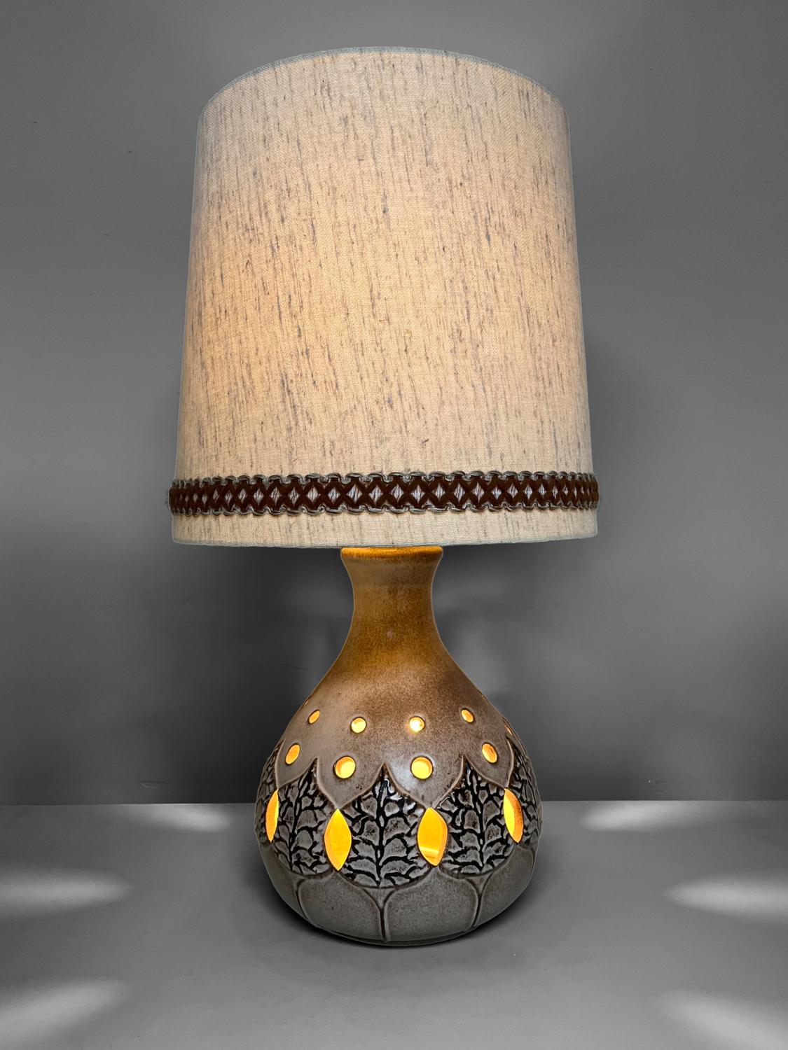 Keramieken Mid Century Tafellamp