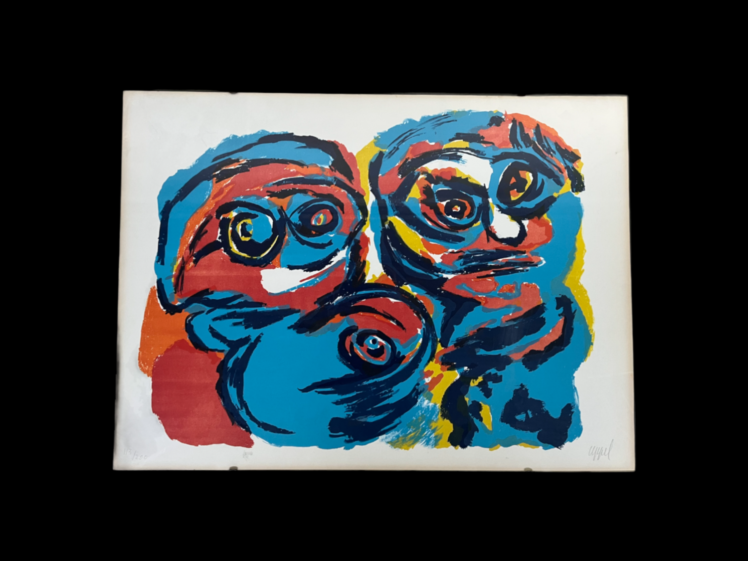 Original Litho Karel Appel 1960s