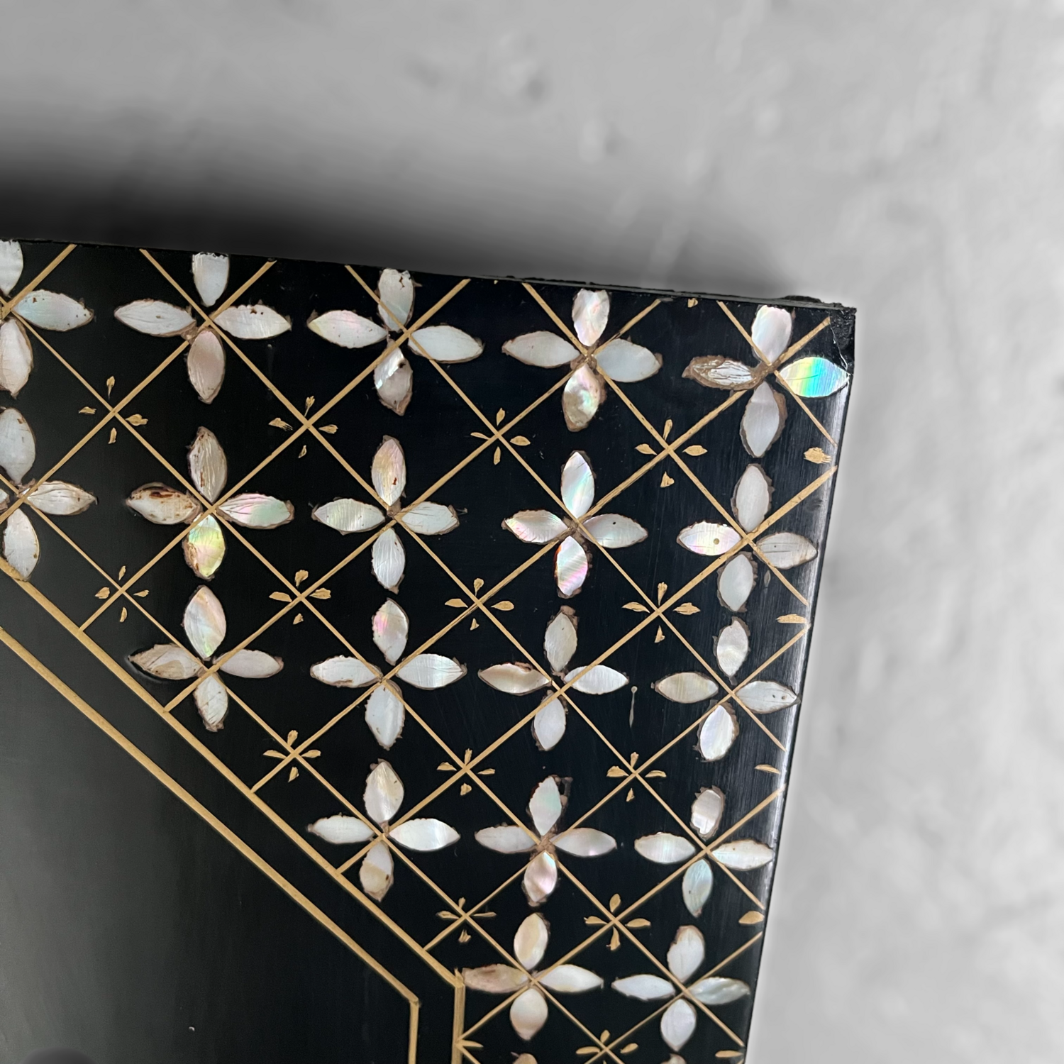 Mid Century set of wooden panels 'Animals', China