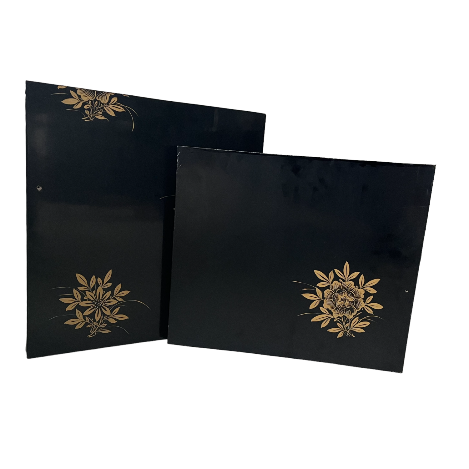 Mid Century set of wooden panels 'Animals', China