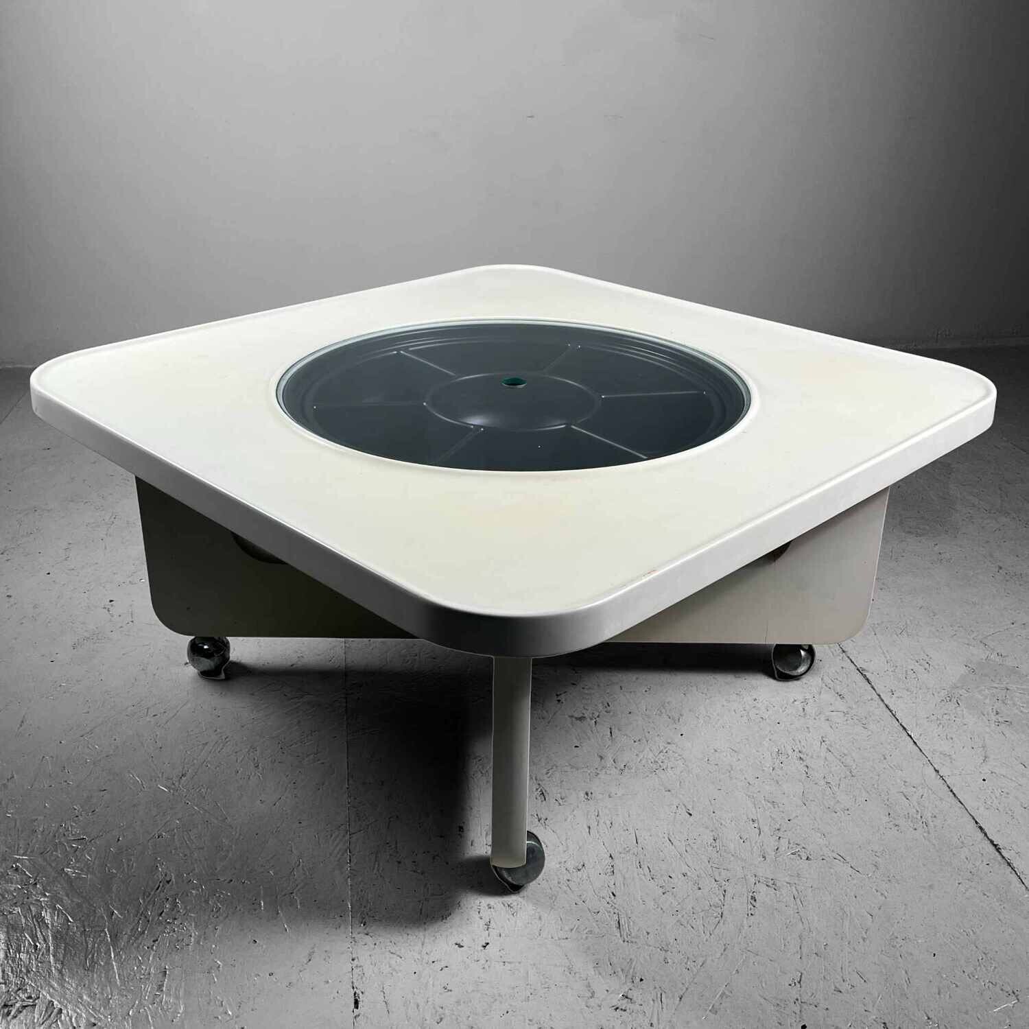 Space Age Coffee Table met snack-tray, jaren 70, Duitsland