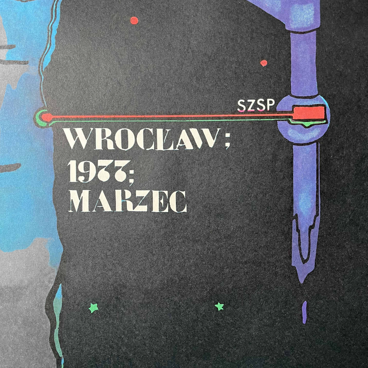 Zeldzame affiche Jazz on the Oder River '73, Wroclaw, Poland