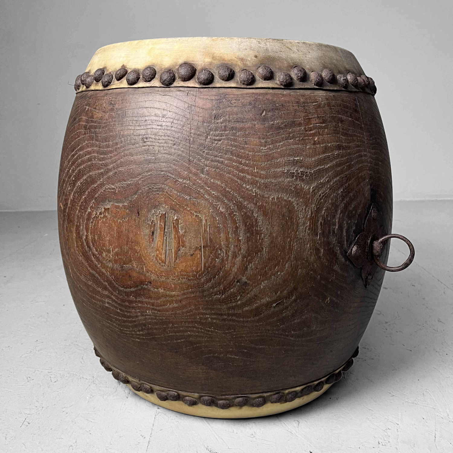 Tanggu Drum, Traditional Taiko Japanese Drum 19th Century