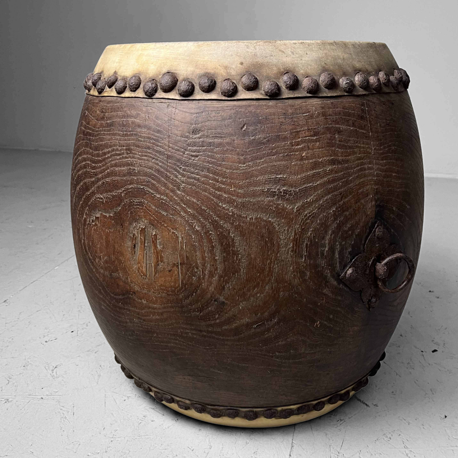 Tanggu Drum, Traditional Taiko Japanese Drum 19th Century