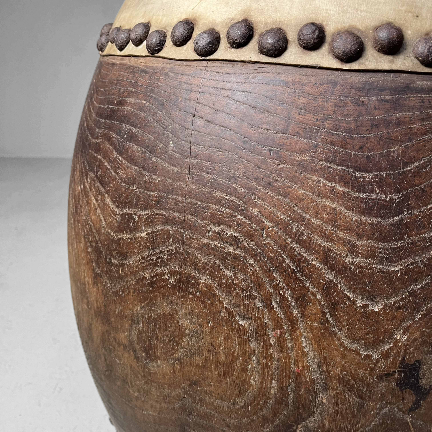 Tanggu Drum, Traditional Taiko Japanese Drum 19th Century