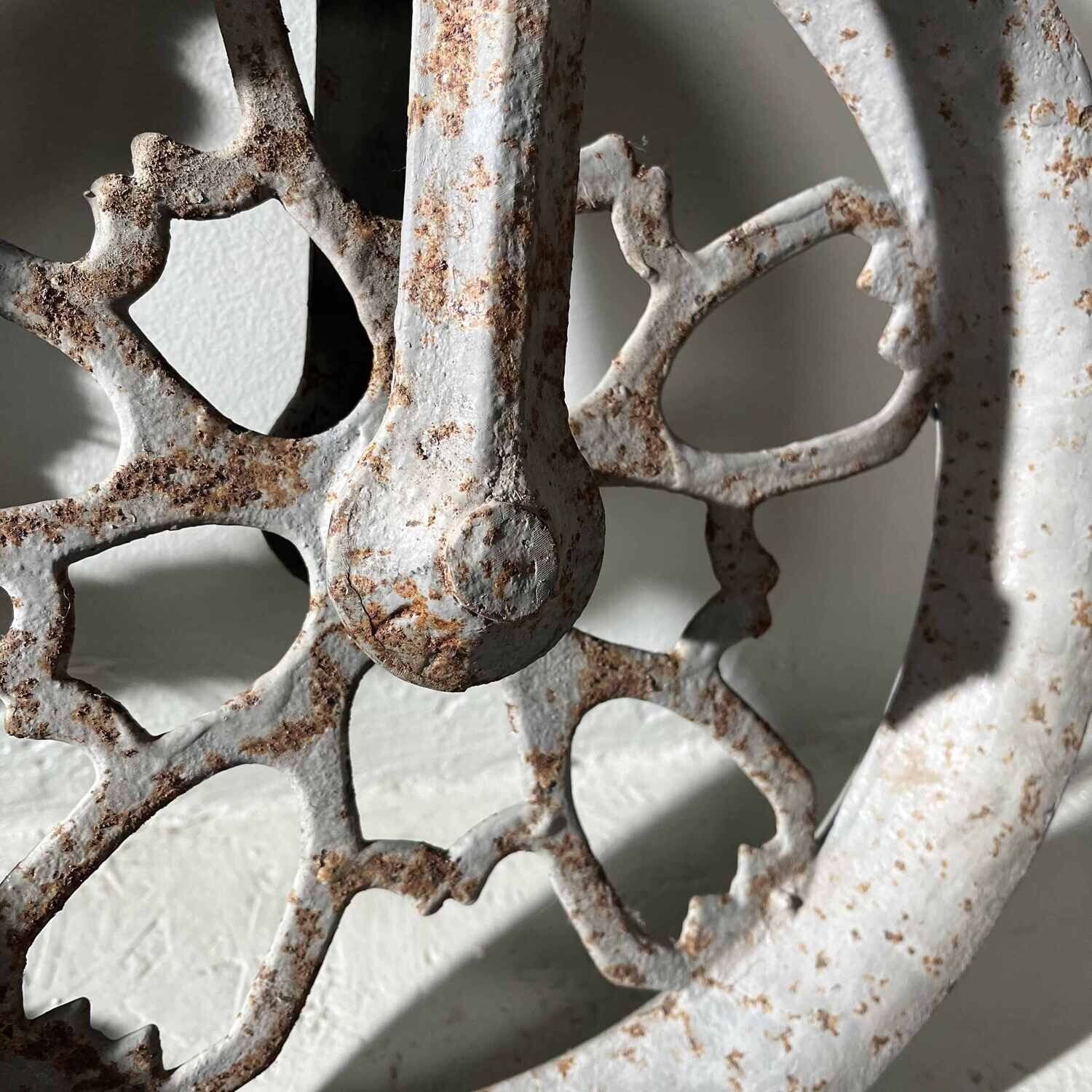 Metalen Antieke Katrol met Touw, Japan, 1890