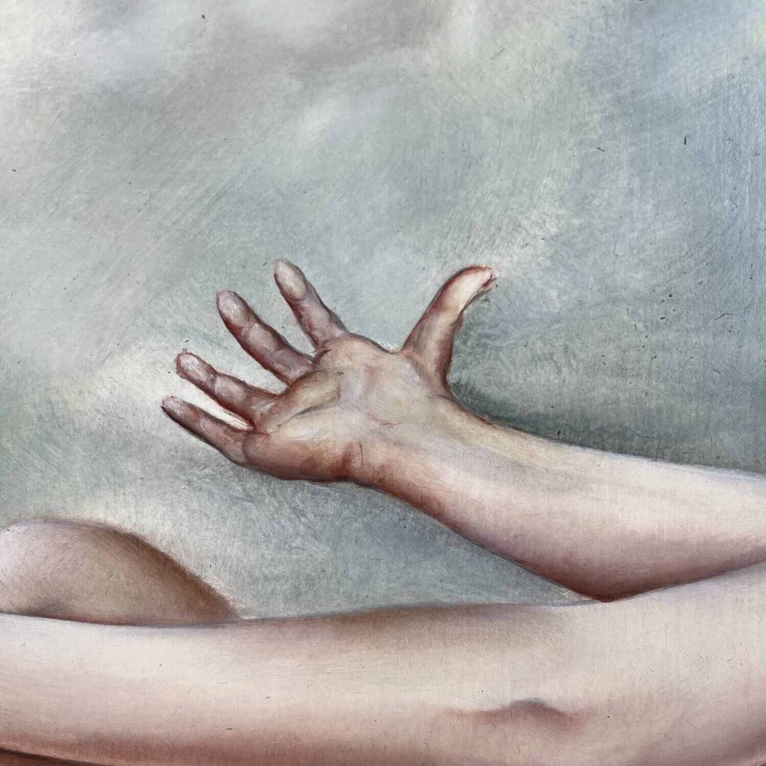 Original Surrealist painting Joseph Laureys (1944-2020)