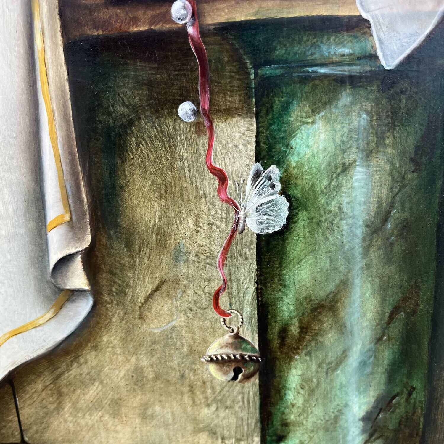 Original Surrealist painting Joseph Laureys (1944-2020)