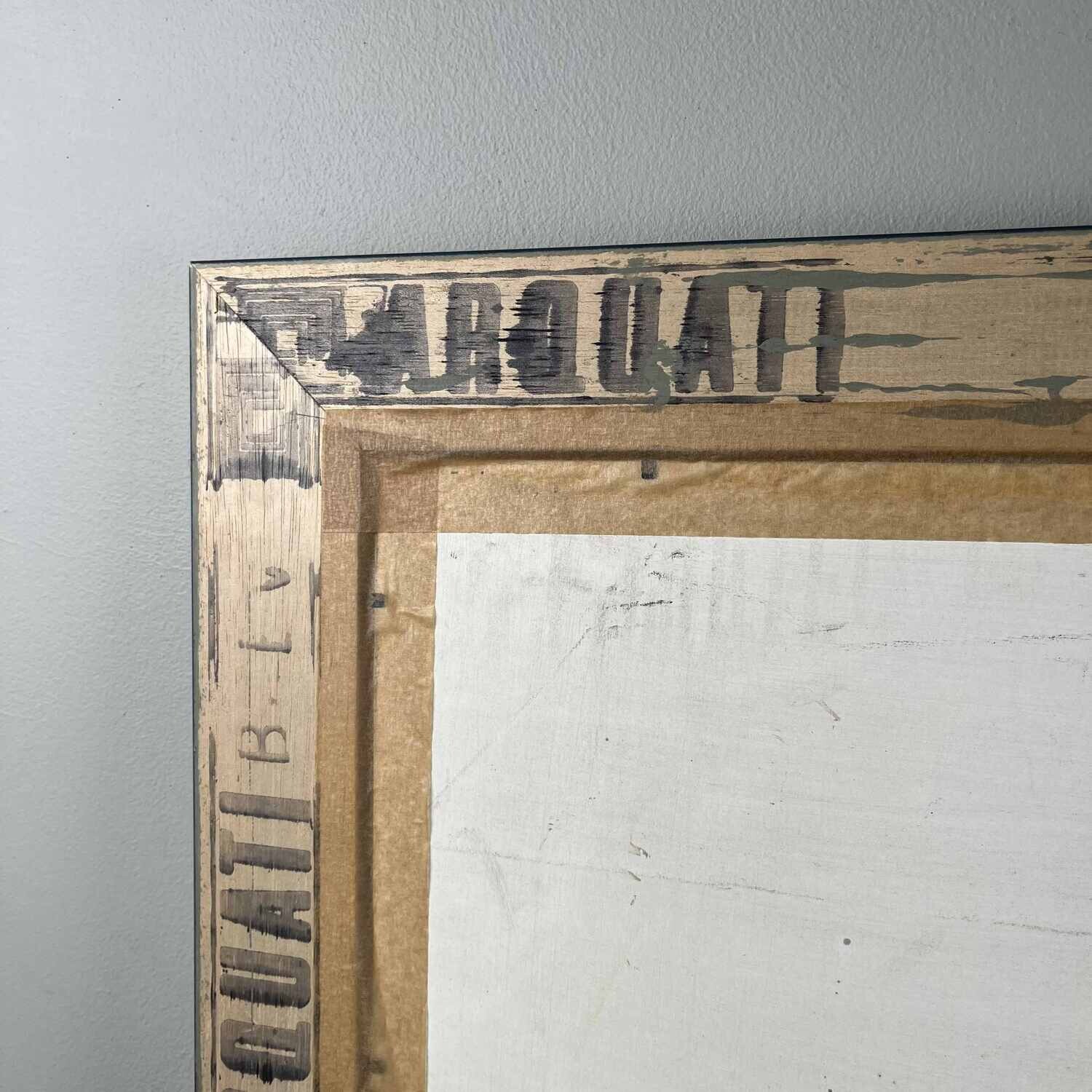 Original Surrealist painting Joseph Laureys (1944-2020)