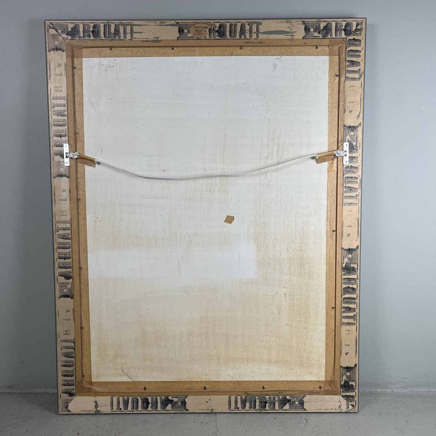 Original Surrealist painting Joseph Laureys (1944-2020)