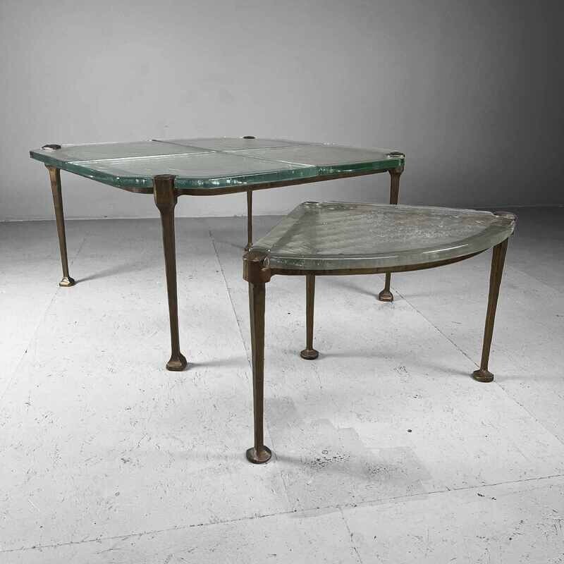 Coffee Table & Side Table by Lothar Klute Germany 1980s