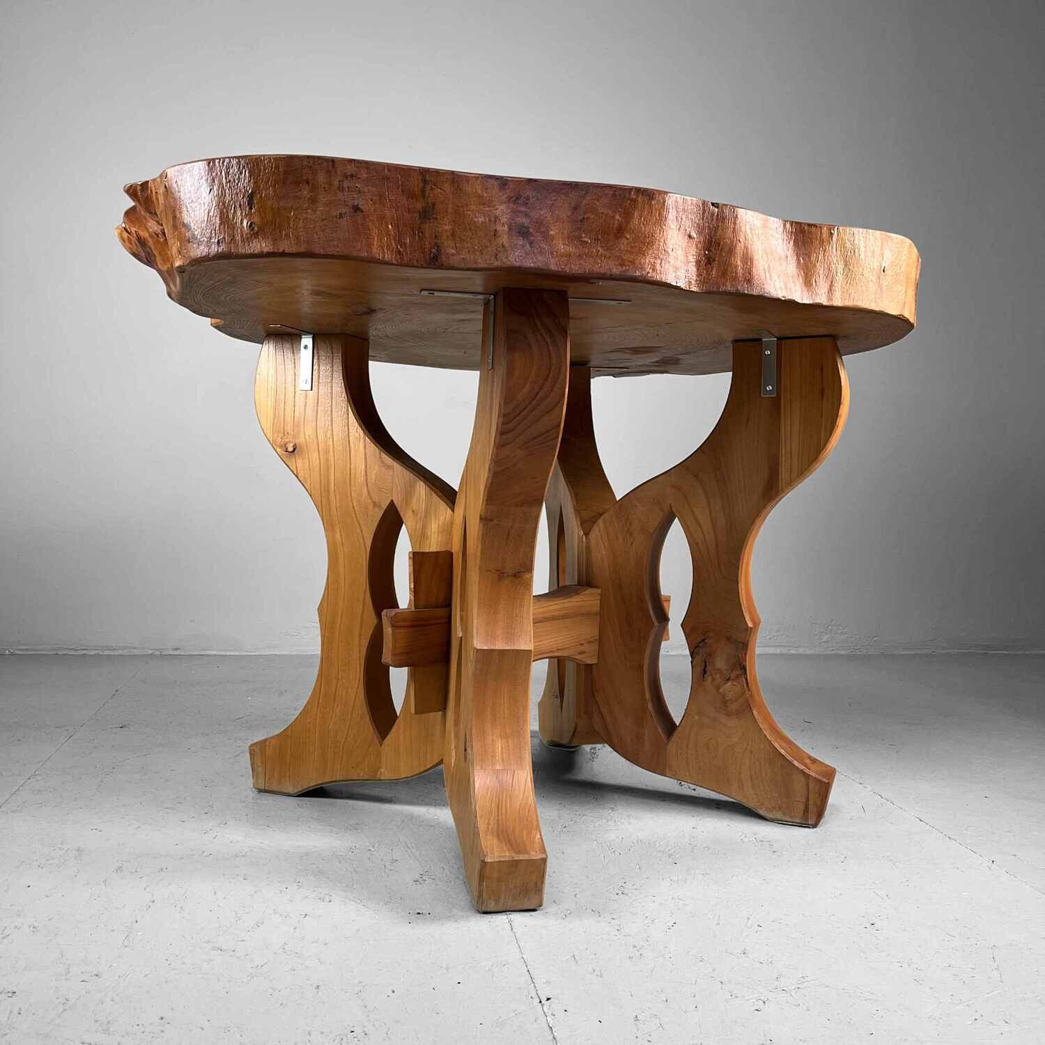 Wabi Sabi Burl Wood Tree Table