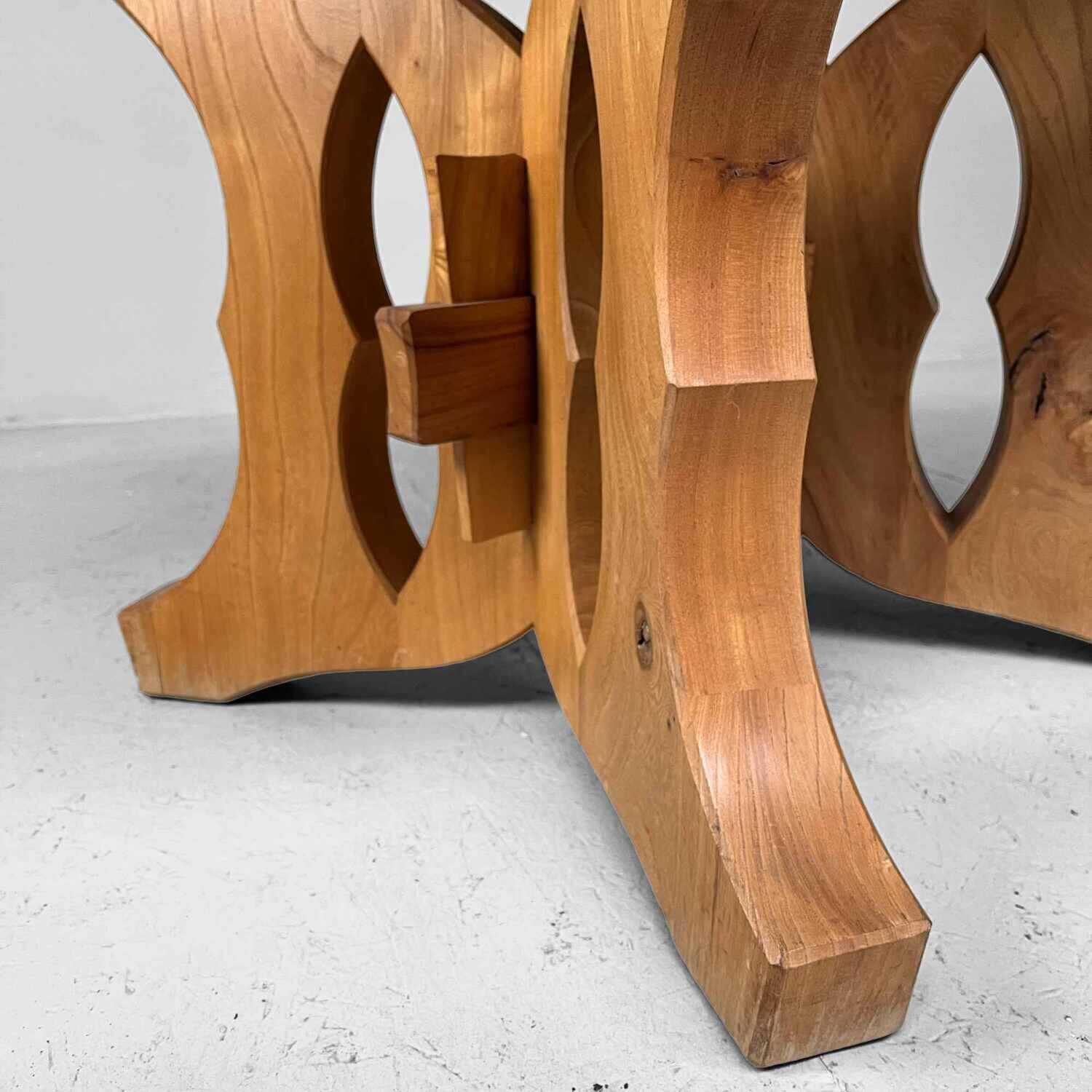 Wabi Sabi Burl Wood Tree Table