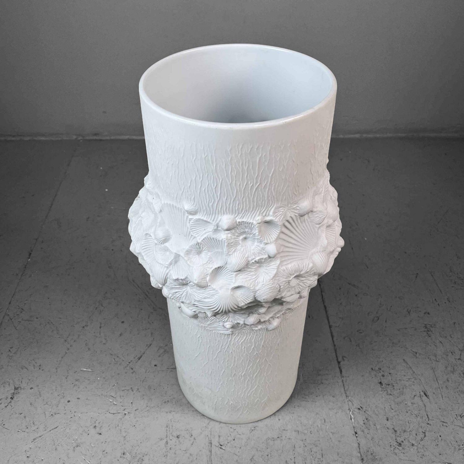 XL Op Art Design Vase AK Kaiser, 1970s