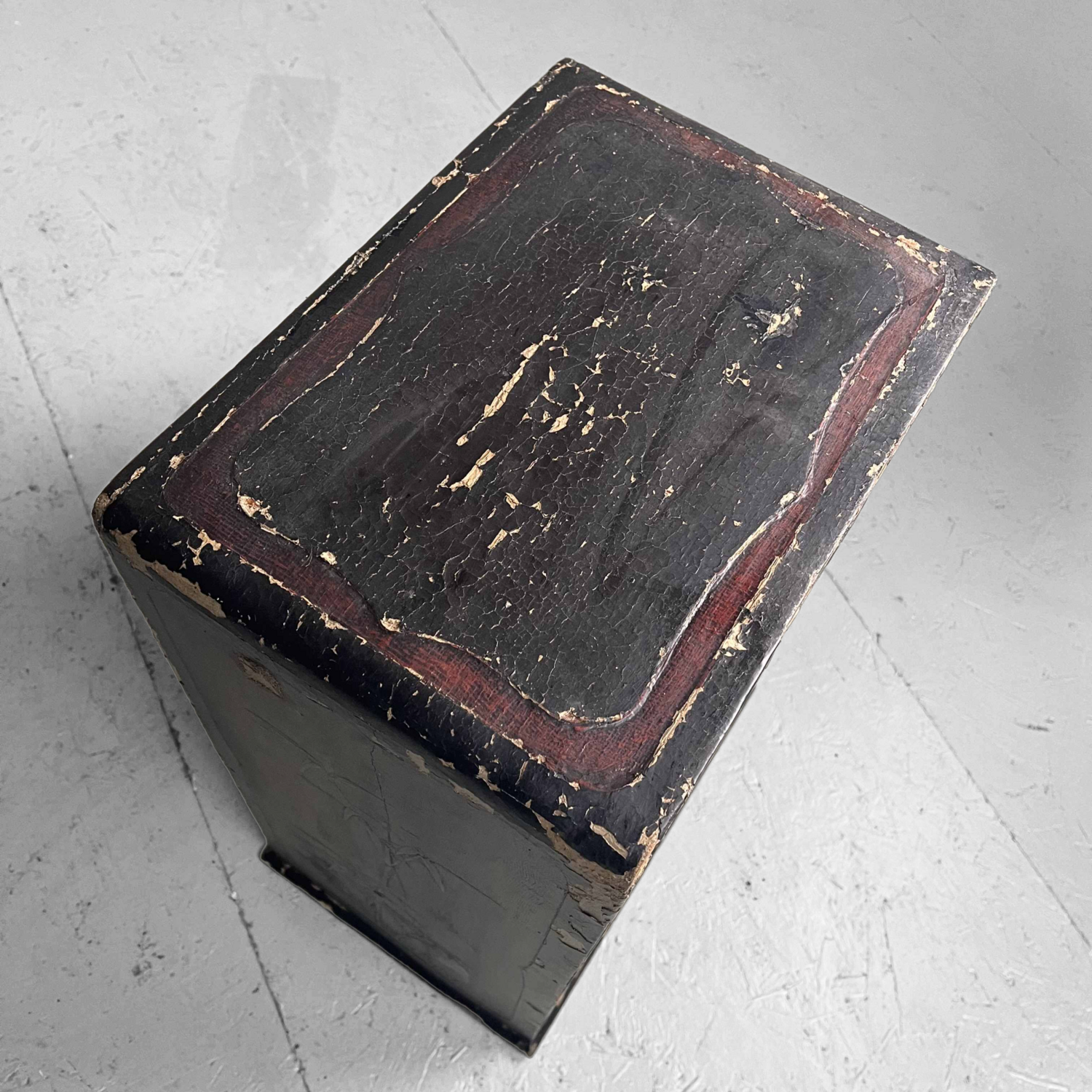 Antiek Japans Displaykastje met Lade - Edo-periode